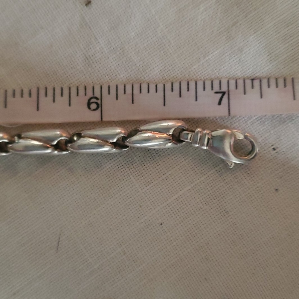 Solid Sterling Silver Bracelet - image 4